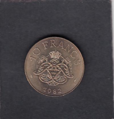 Beschrijving: 10 Francs REINIER III